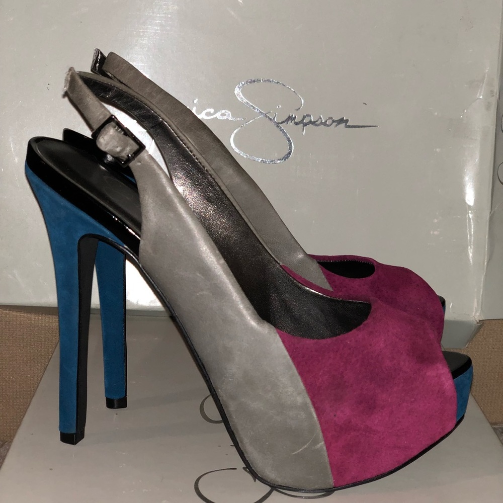 Jessica Simpson Princess Heels - Size 5.5